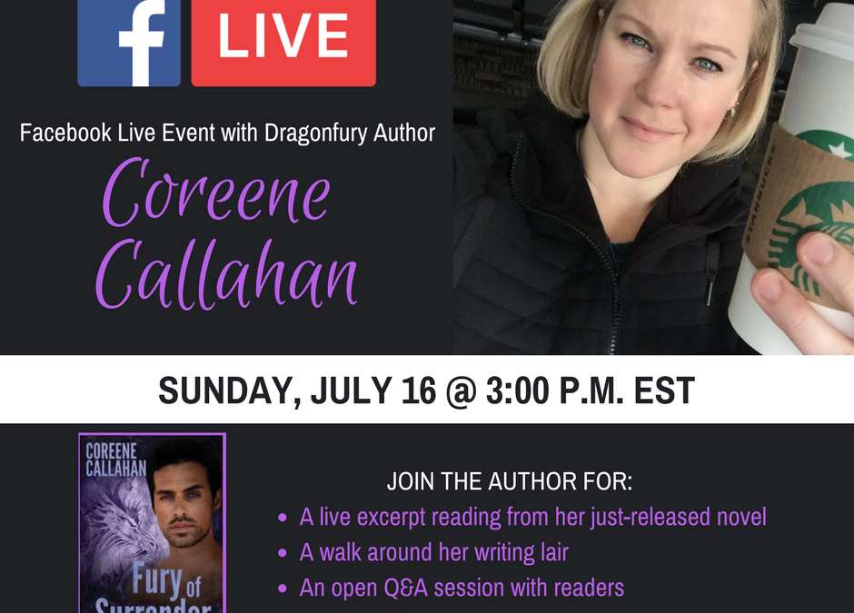 Facebook Live Event & Excerpt Reading this Sunday!